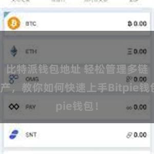 比特派钱包地址 轻松管理多链资产，教你如何快速上手Bitpie钱包！