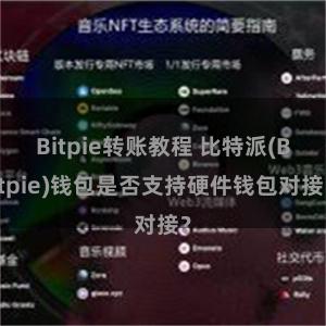 Bitpie转账教程 比特派(Bitpie)钱包是否支持硬件钱包对接？