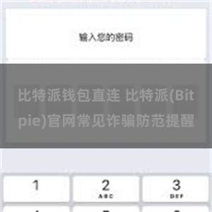 比特派钱包直连 比特派(Bitpie)官网常见诈骗防范提醒