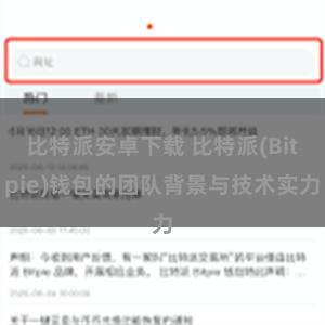 比特派安卓下载 比特派(Bitpie)钱包的团队背景与技术实力