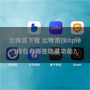 比特派下载 比特派(Bitpie)钱包有哪些隐藏功能？