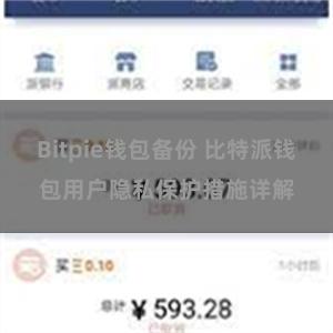 Bitpie钱包备份 比特派钱包用户隐私保护措施详解