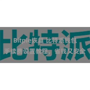 Bitpie恢复 比特派钱包手续费设置教程，省钱又安全