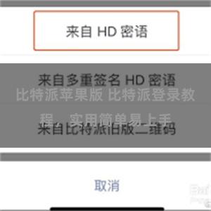 比特派苹果版 比特派登录教程，实用简单易上手