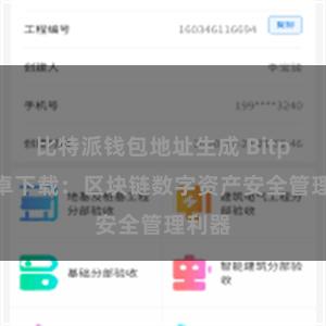 比特派钱包地址生成 Bitpie安卓下载：区块链数字资产安全管理利器
