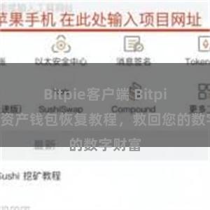 Bitpie客户端 Bitpie数字资产钱包恢复教程，救回您的数字财富
