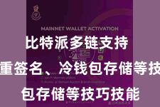 比特派多链支持  包括多重签名、冷钱包存储等技巧技能